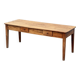 Grande table en noyer massif