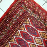Tapis Vintage Bukhara Ouzbek, Années 1960, Élégance Classique