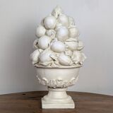 Plaster "lemon" bowl