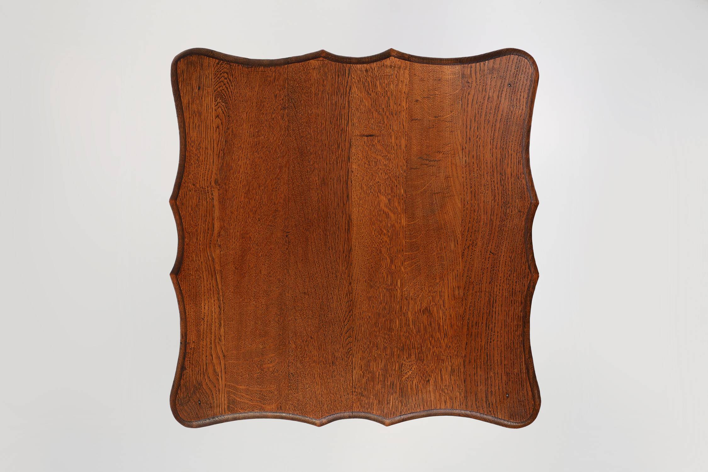 Art Deco side table in full oak, France ca. 1920