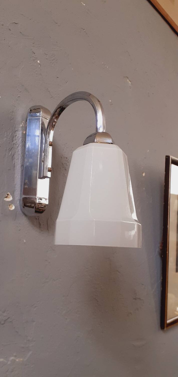 Art Deco Bathroom Wall Lamp Year 40.