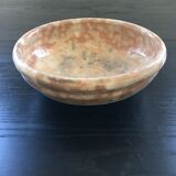 Pink beige raku cup