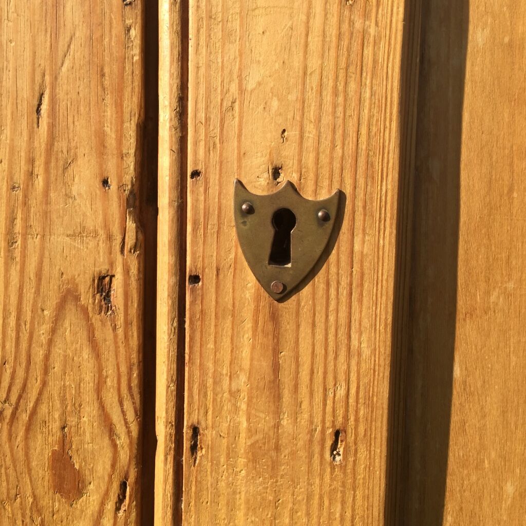 Parisian buffet two doors honey color