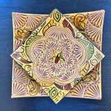 Pair of oriental decor empty pockets