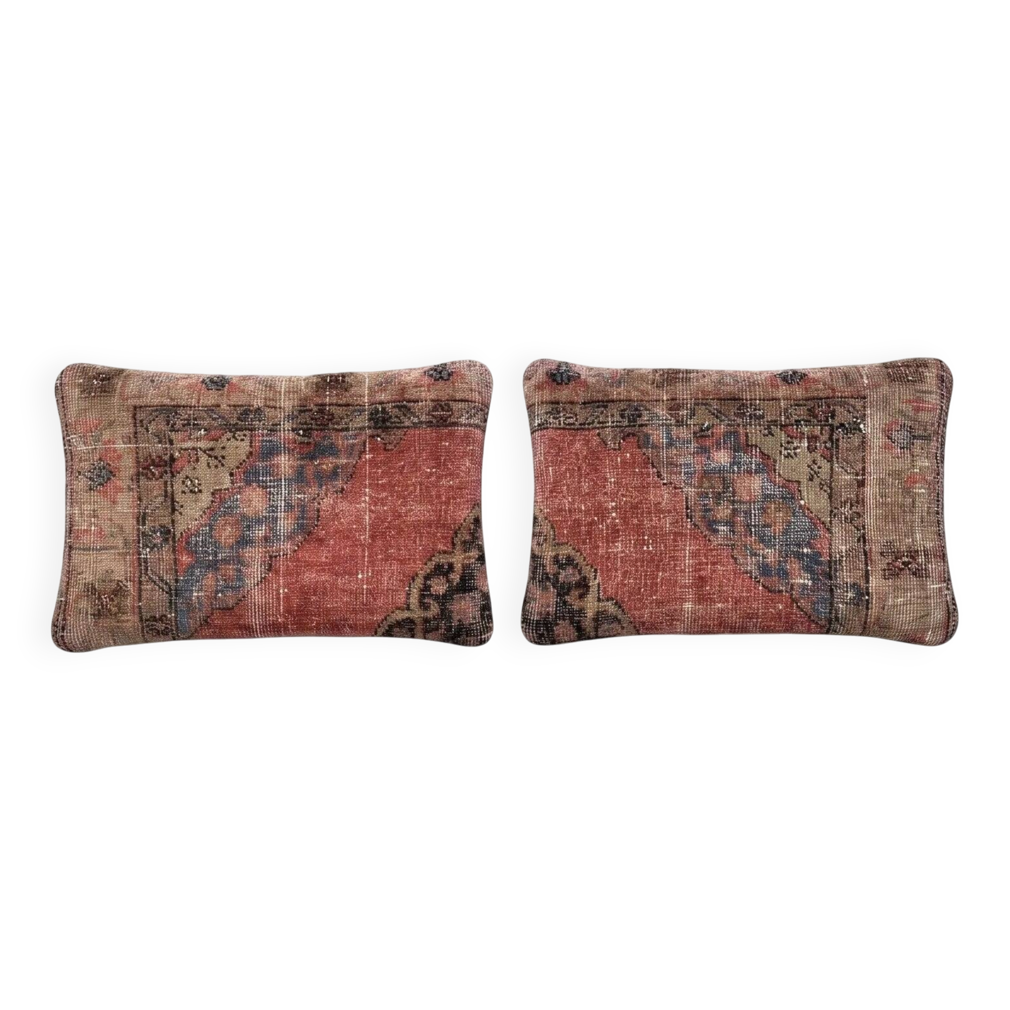 Set of 2 vintage Turkish cushion covers 41x58 cm
