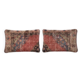 Set of 2 vintage Turkish cushion covers 41x58 cm