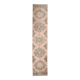 3x12 Pink & Brown Madallion Pattern Persian Runner Rug, 79x382Cm