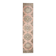 3x12 Pink & Brown Madallion Pattern Persian Runner Rug, 79x382Cm