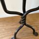 Antique wrought iron candlestick