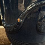 Vase d’Anduze émaillé bleu traditionnel – Modèle N°3 - 2