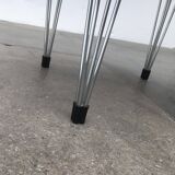 Vintage side table with hairpin legs from Denmark by Pin Age.