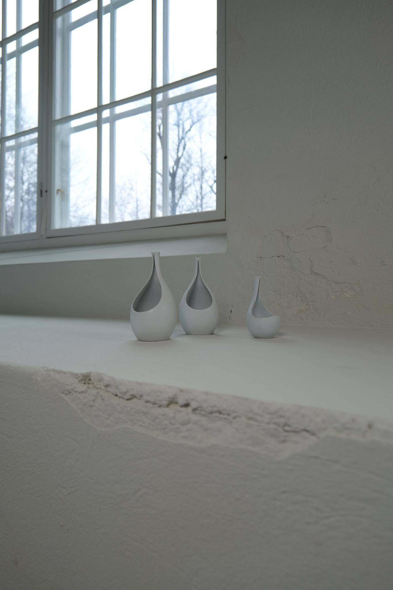 Céramiques du milieu du siècle de vases "Pungo" Stig Lindberg Gustavsberg, années 1950