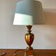 Gilded wooden lamp