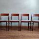 Teak chairs by Henning Kjaernulf for Korup Stolefabrik, Set of 4