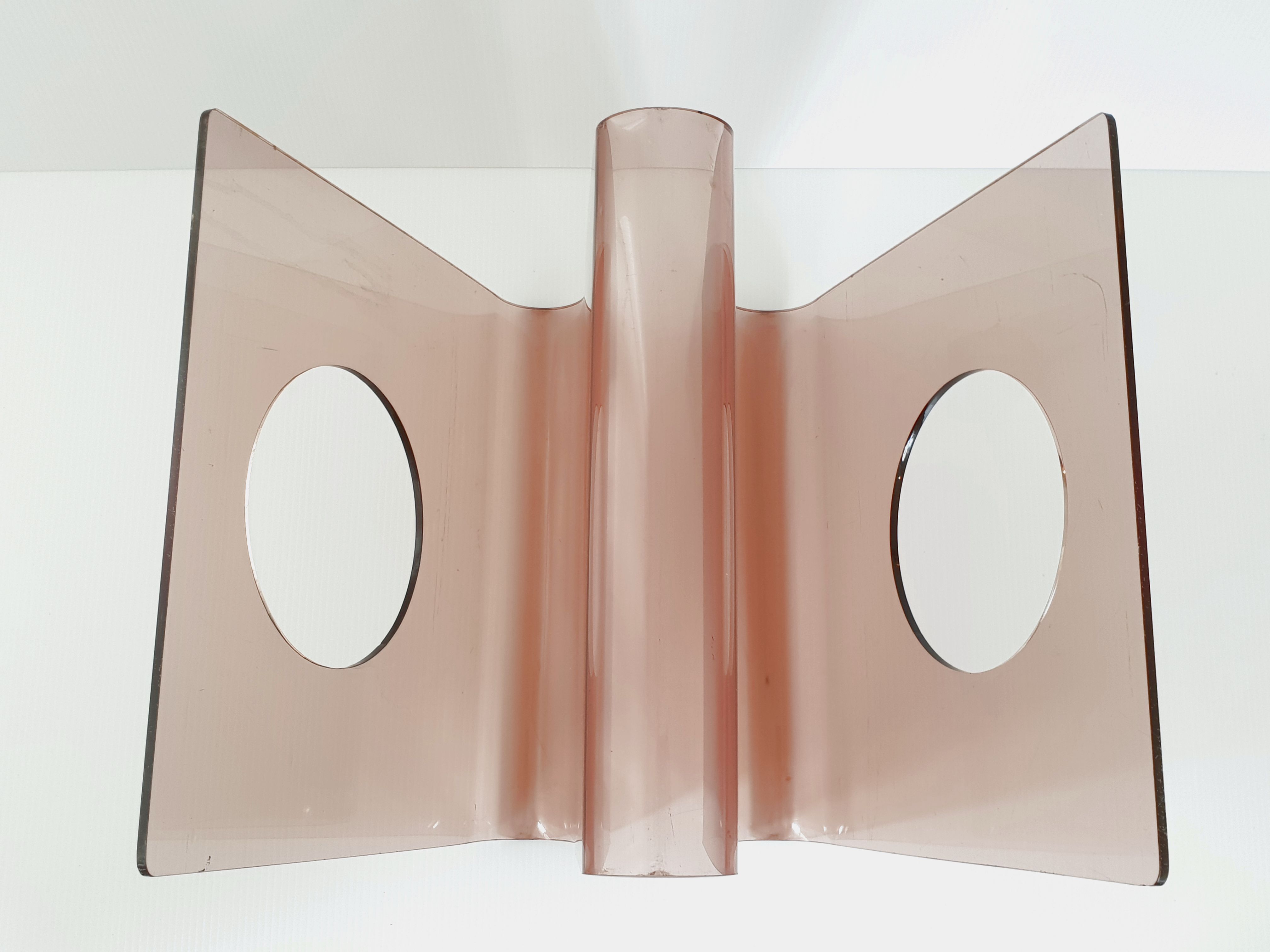 Michel Dumas magazine holders in Plexiglas