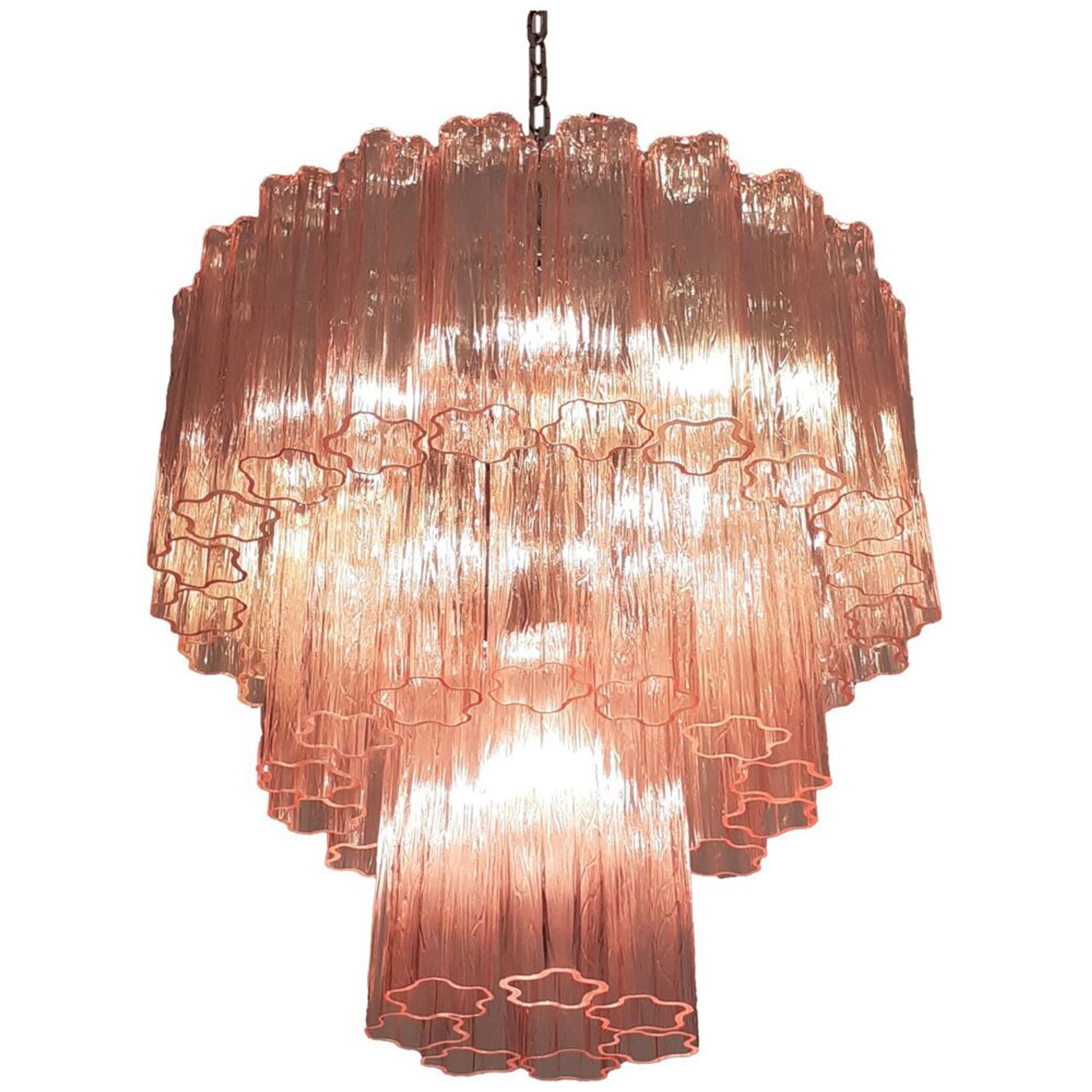 Tronchi Murano glass chandelier