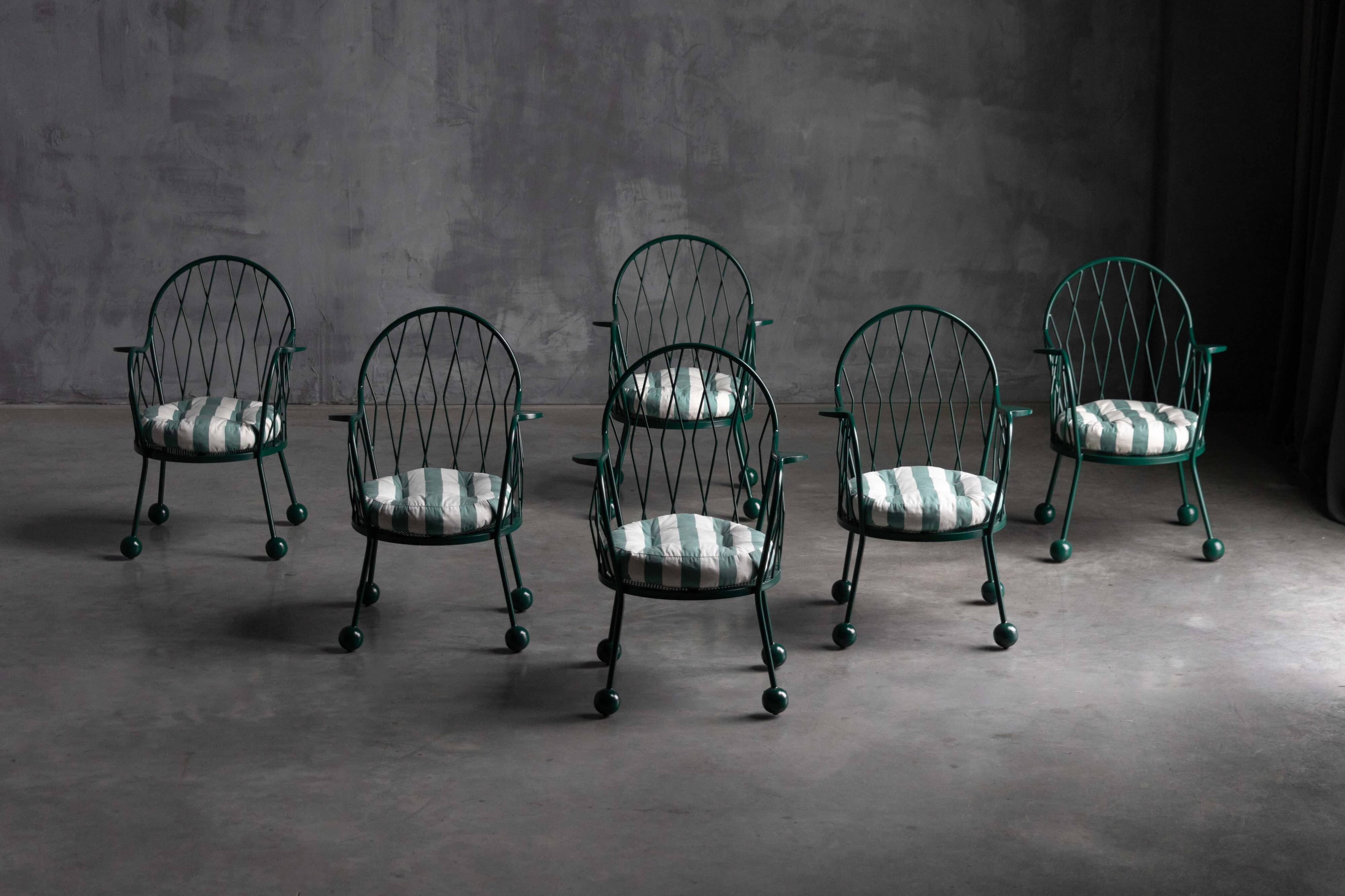 Sculptural Garden Armchairs, France, 1950s