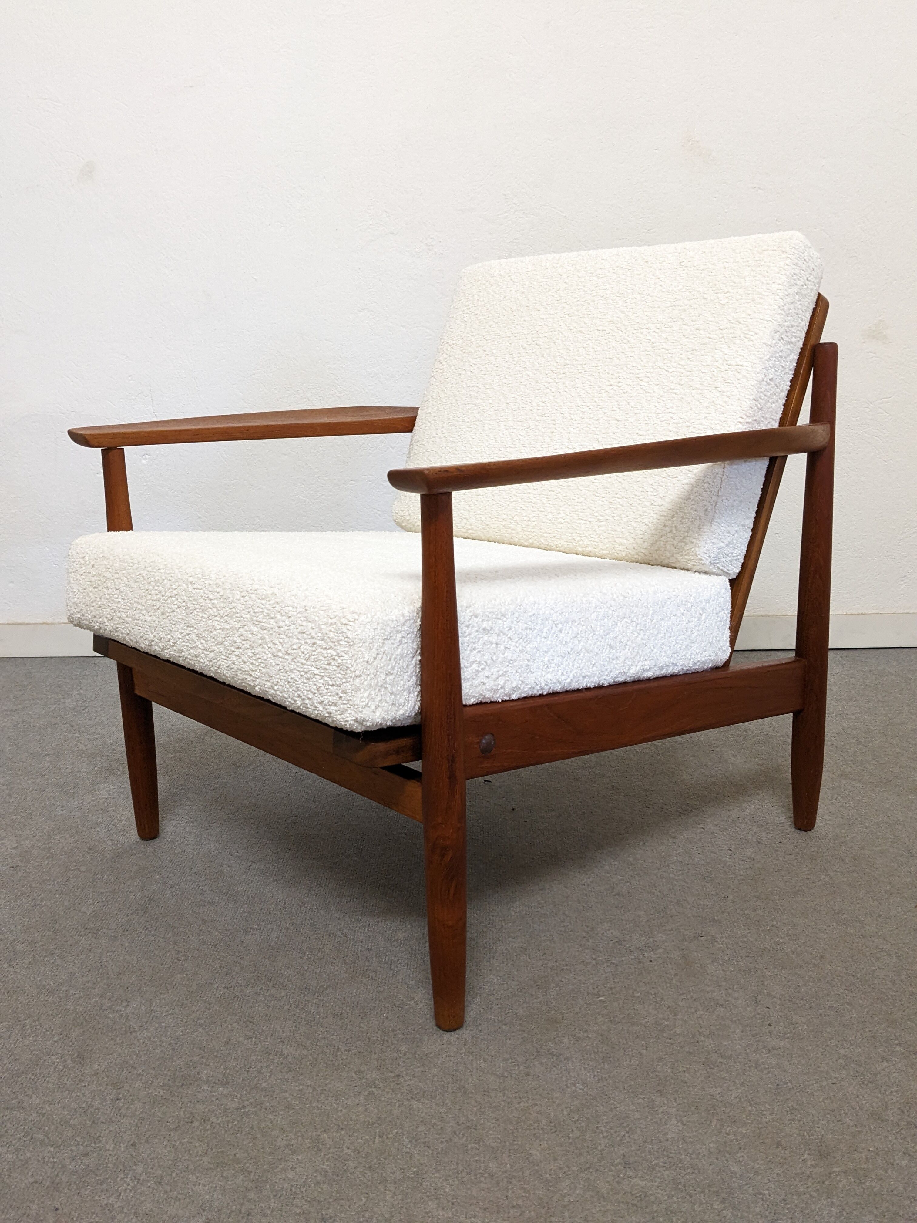 Pair of Danish teak armchairs from the 50s/60s
