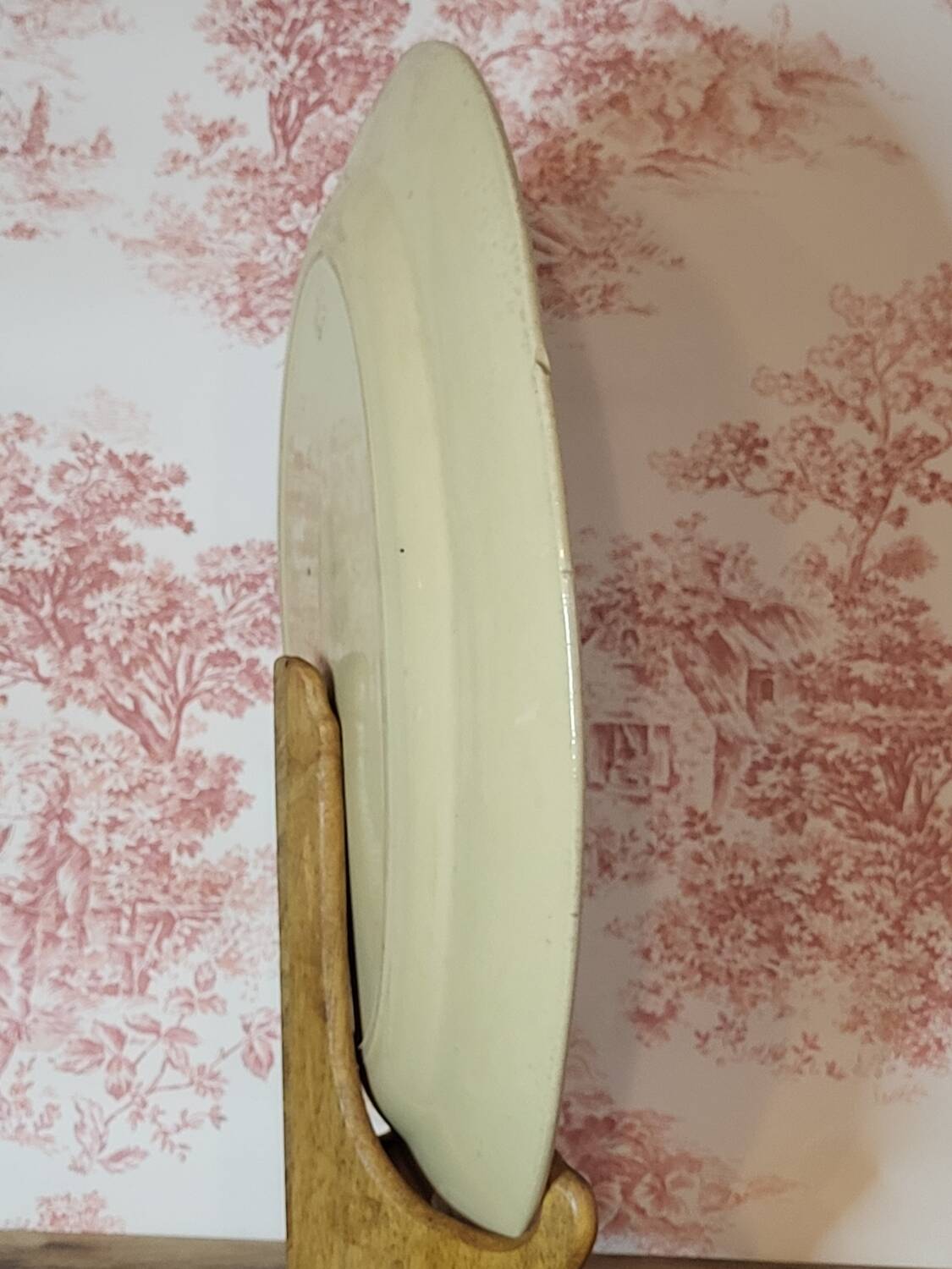 Oval plate dish