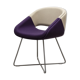 Chaise lounge orangebox beige et violette