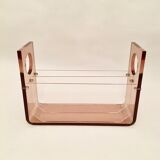 Pexiglas magazine holder Circa 1968