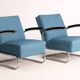 Ensemble de fauteuils, milieu du siècle, modèle S 411, années 1950.