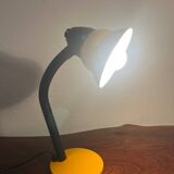 Semi-articulated metal lamp from the 80s