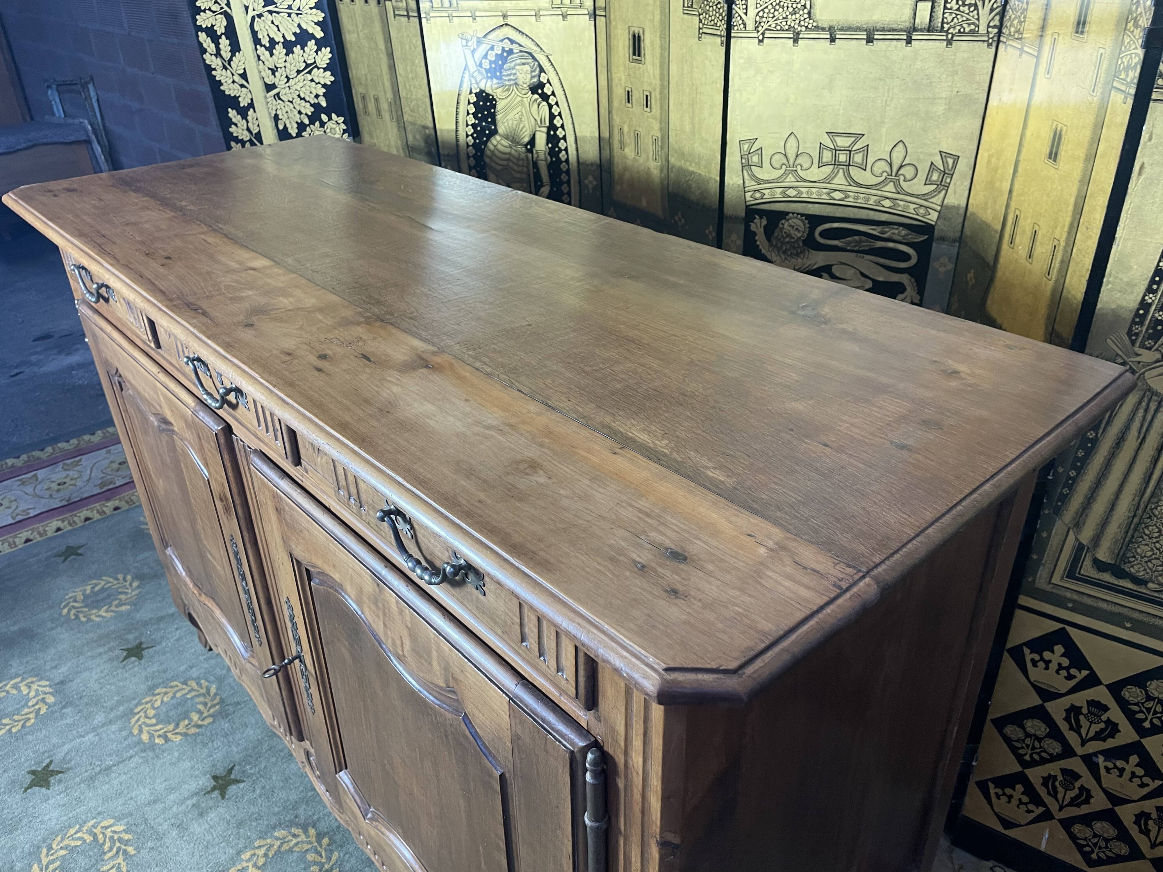Buffet low Louis XV period restored