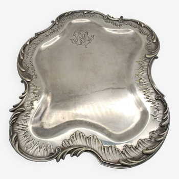 Cardeilhac silver metal tray 1900.