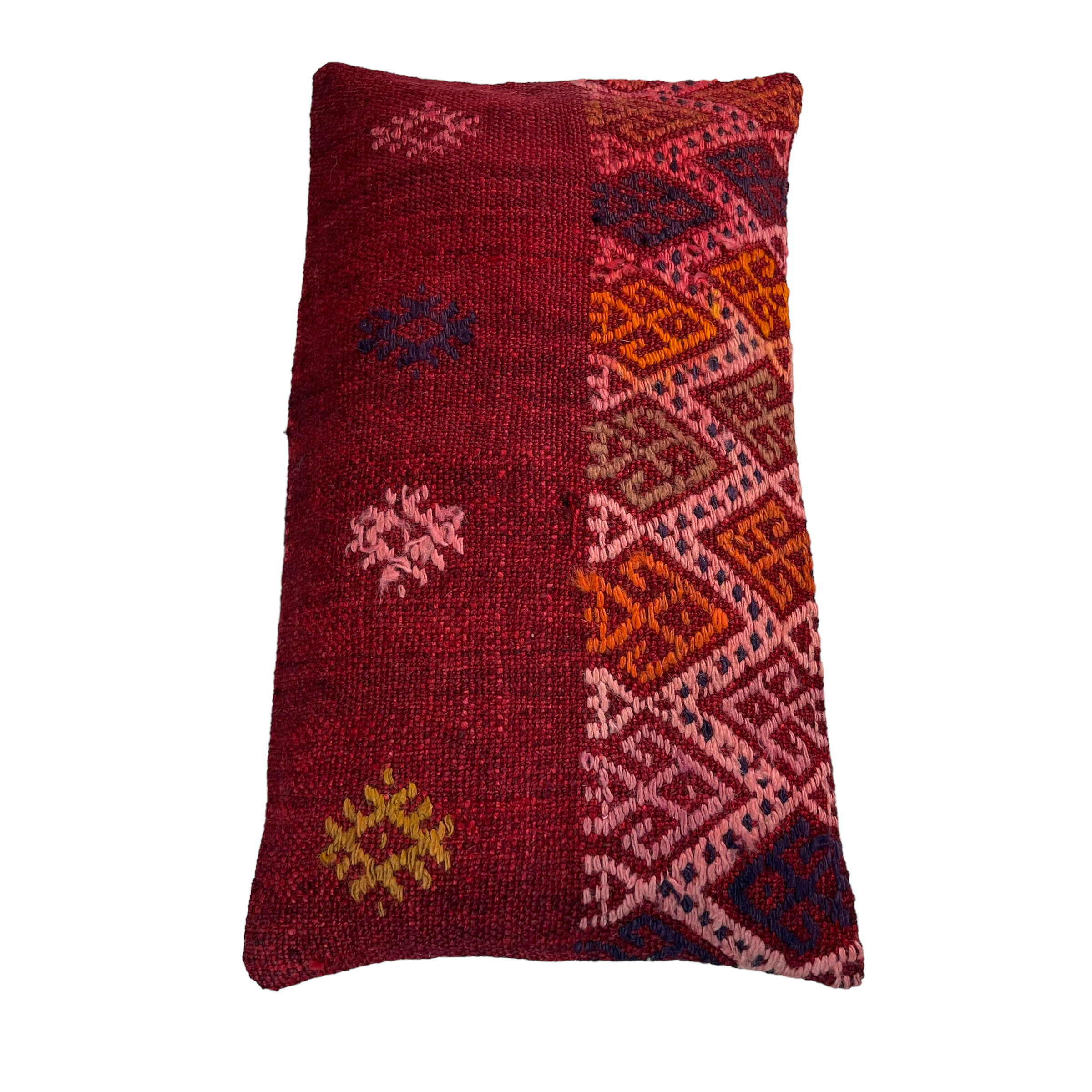 Vintage turkish kilim cushion cover 30x50cm