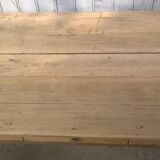 Table de ferme en bois brut