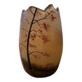 vase signed LEGRAS