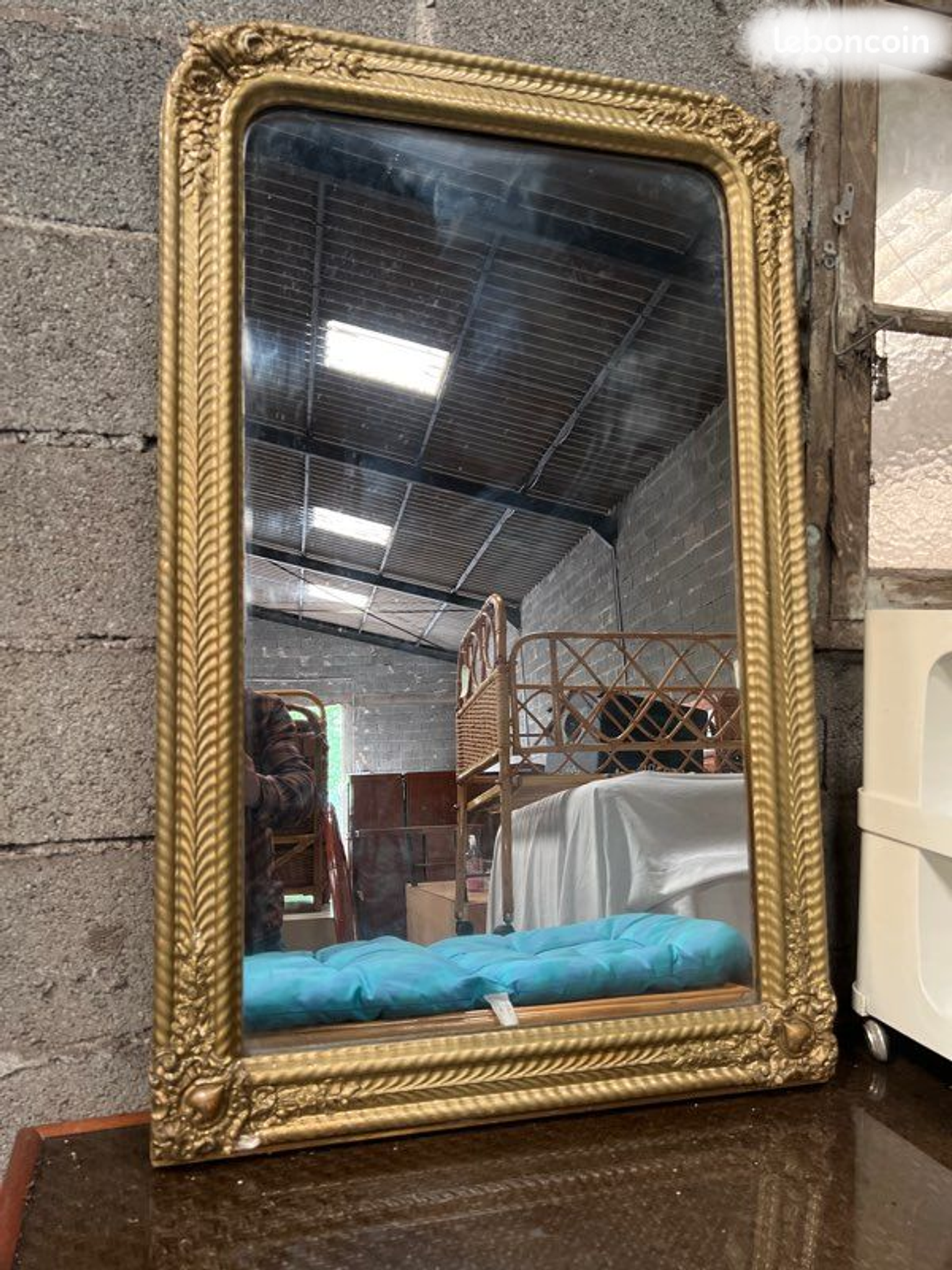 Antique mirror Louis Philippe 109x69cm