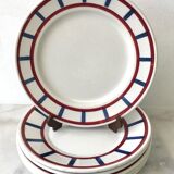 Set of 6 dessert plates Béarn Basque Country