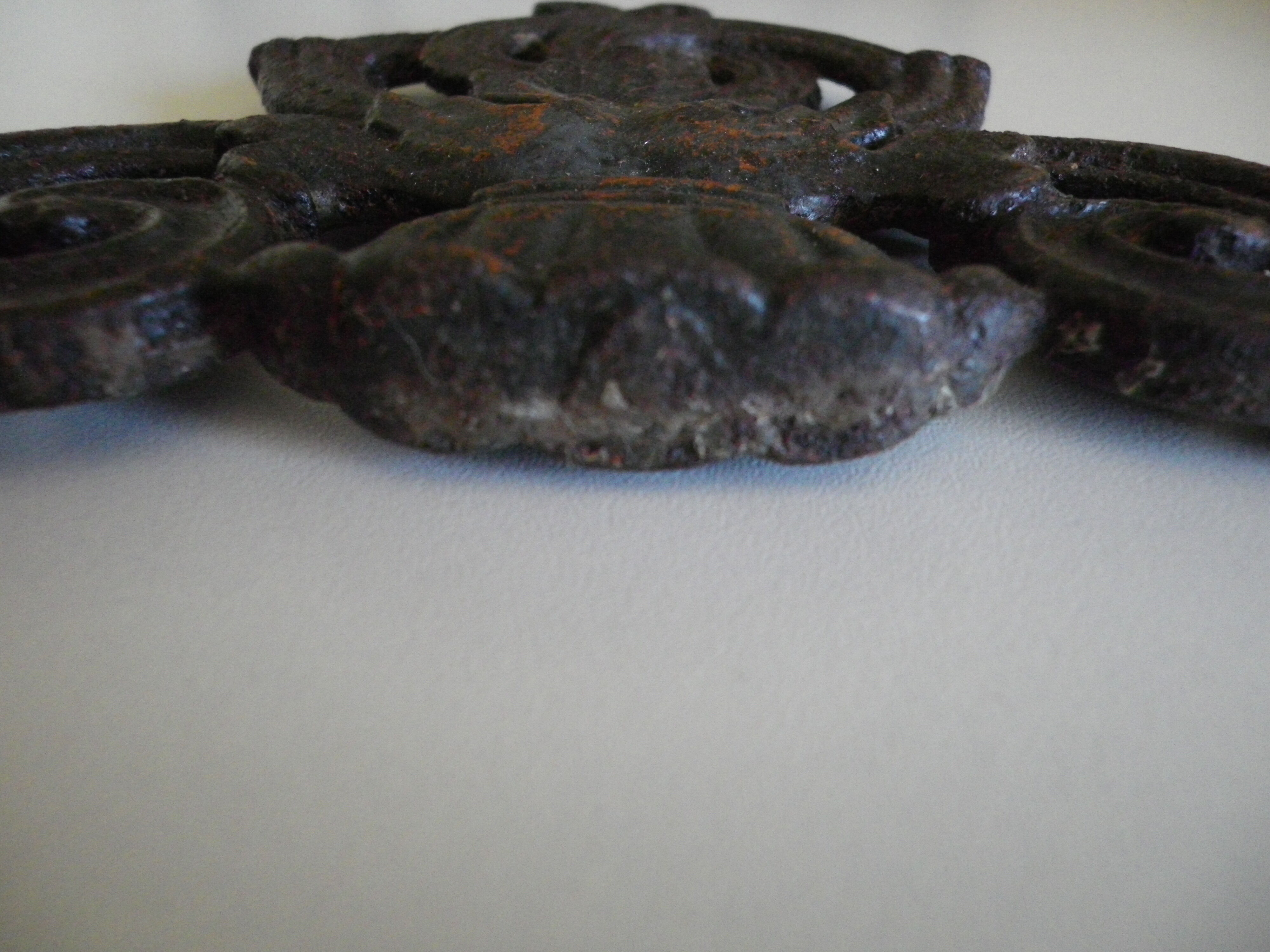Old metal door ornament - 1930s