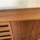Vintage storage cabinet 1960's 5 drawers 2 doors
