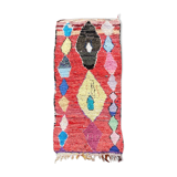 Carpet berbere boucherouite red 110×230 cm