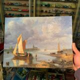 Beautiful painting Marine E. Guilleux