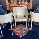 Set of 3 armchairs by Philippe Starck, Dr No model, for Kartell