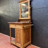 Coiffeuse en chêne et hêtre