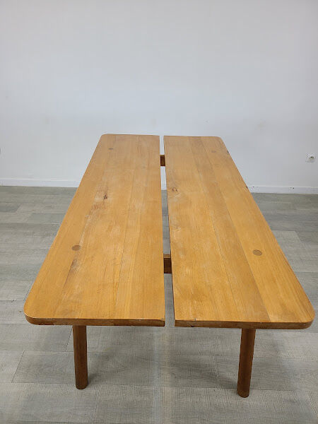 Table "grain de café" vintage années 60