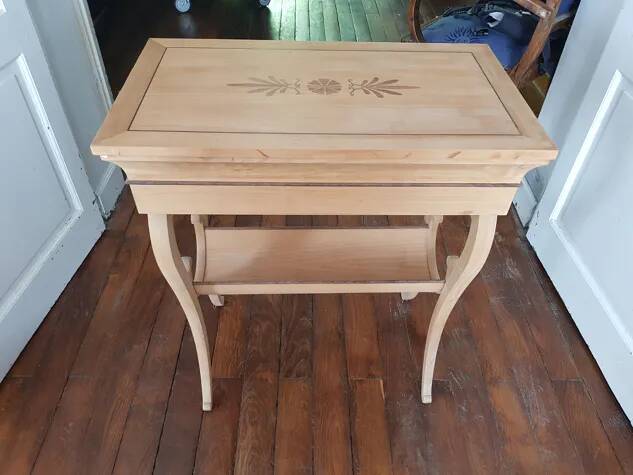 Console en marqueterie