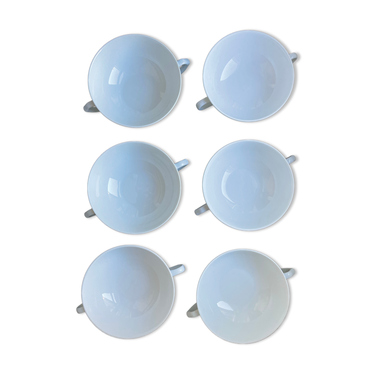 Set of 6 bowls porcelain