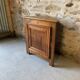 Antique corner unit in solid walnut