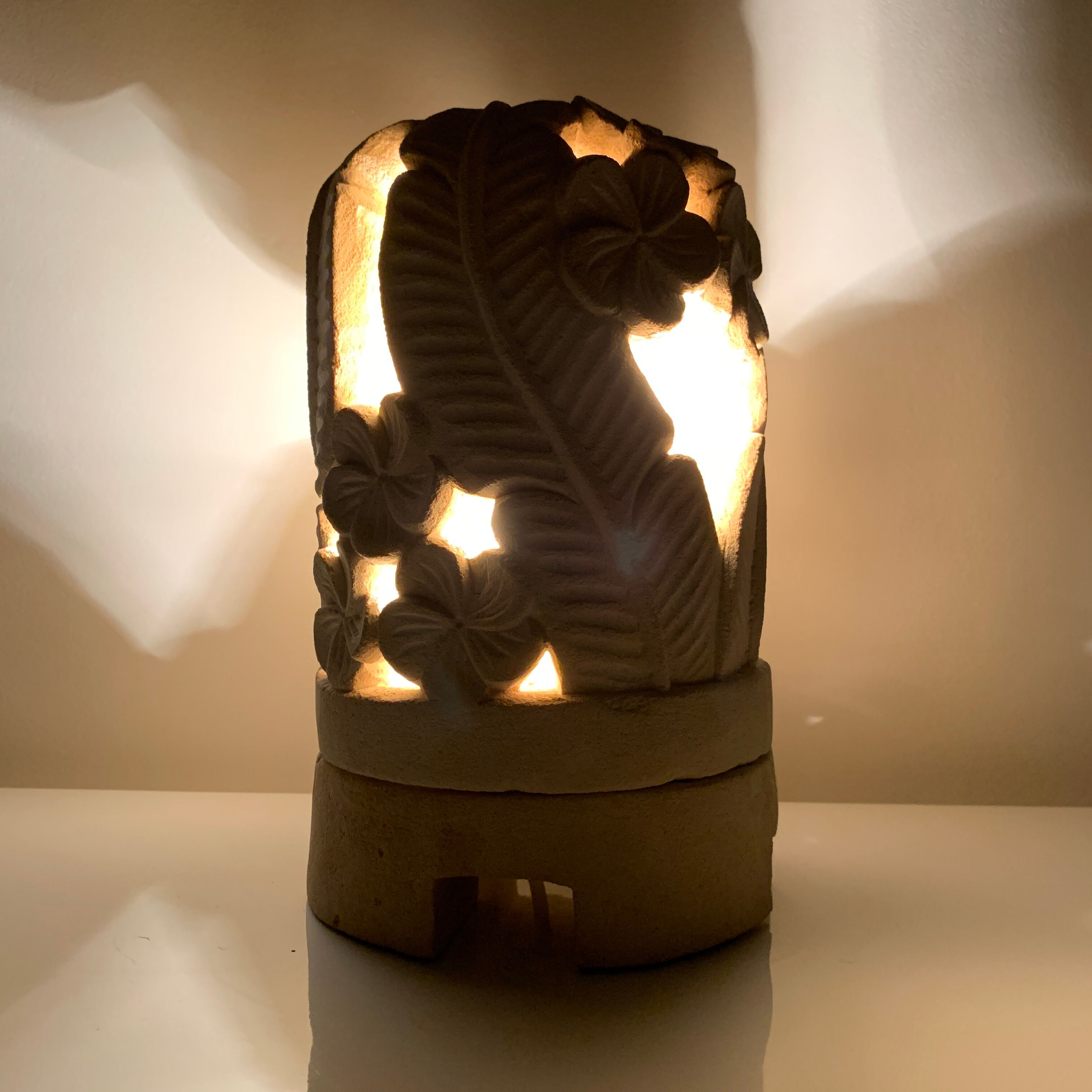Stone night light lamp