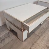 Set of 2 bedside tables by Alain Delon for Maison Jansen, 1975