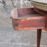 Louis XVI style coffee table with marble