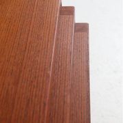Set of 3 "#253" teak nesting tables by Kai Kristiansen / Mid-century Danish modern design / Minimalism / 1960s