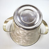 Mid-century-wmf silver plated brass wine cooler by wilhelm wagenfeld