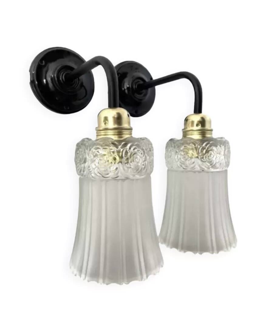 Pair of Art Deco wall lights